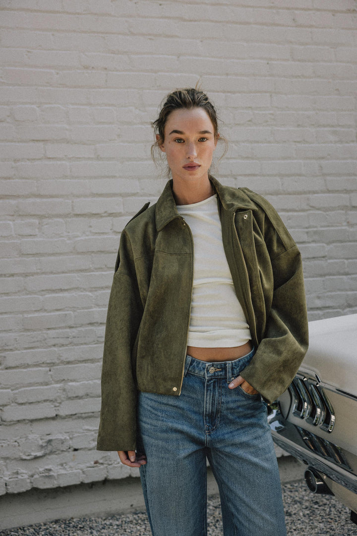 Sienna Suede Bomber VELLARO