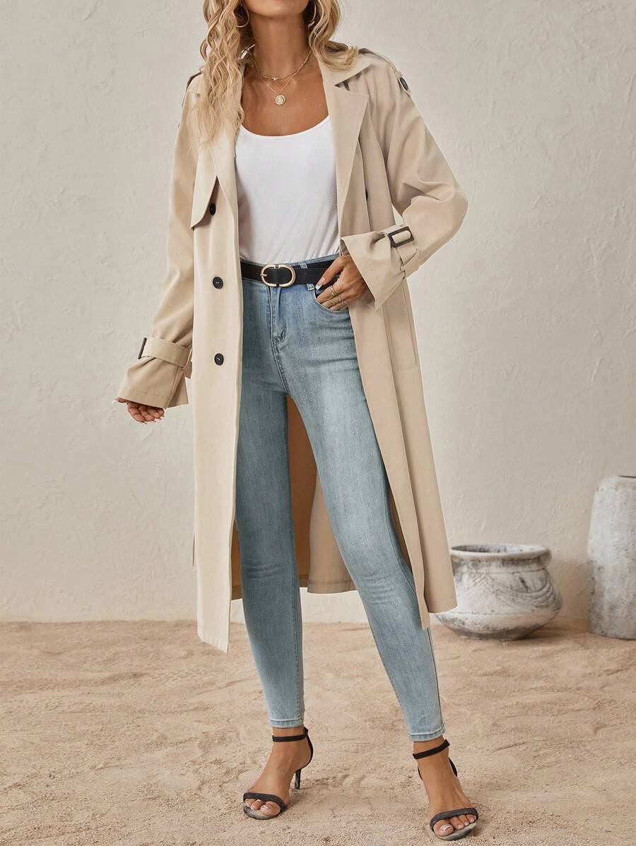 Selana | Dlouhý trenčkot VELLARO