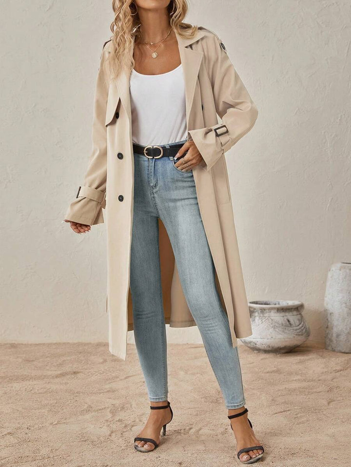 Selana | Dlouhý trenčkot VELLARO