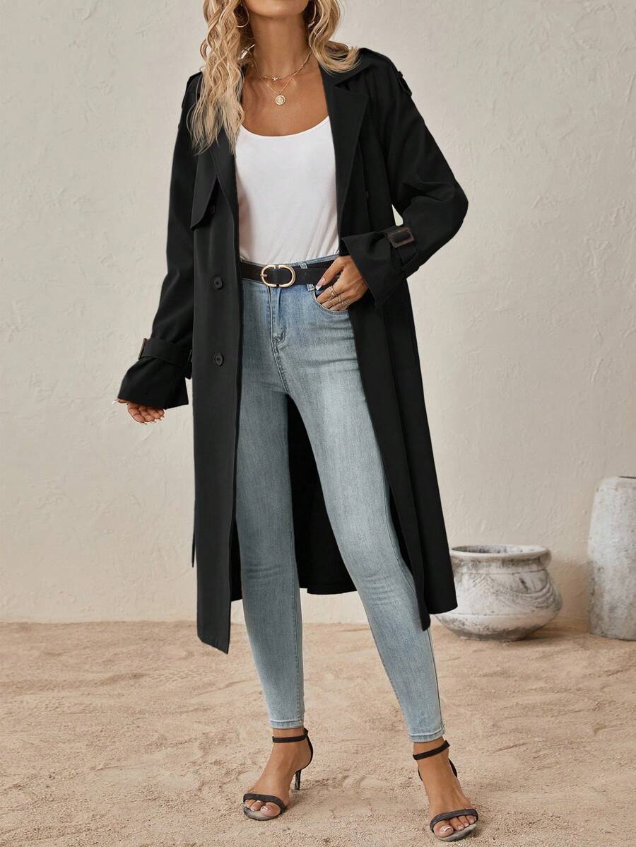 Selana | Dlouhý trenčkot VELLARO