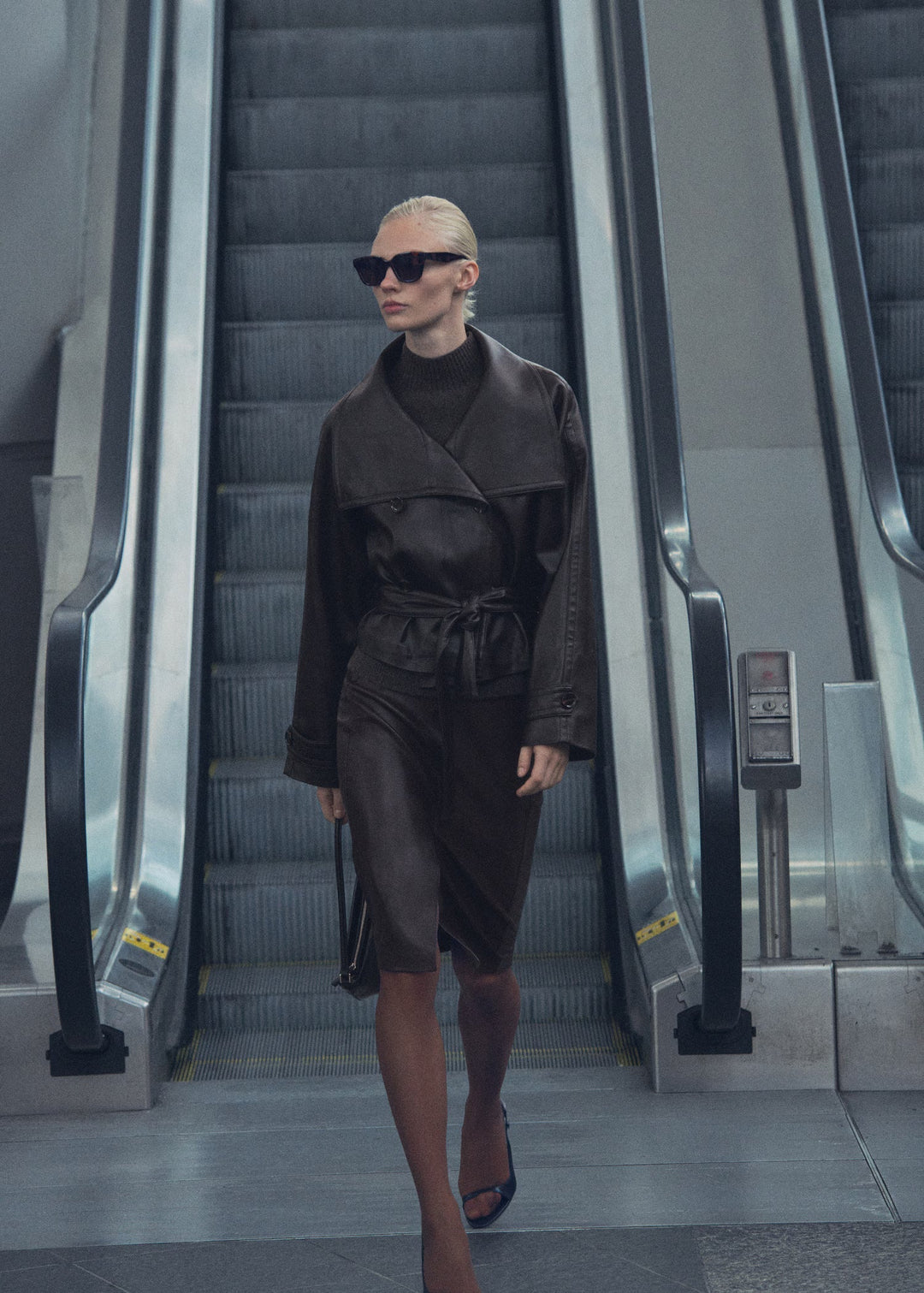 Zinnia Kožený Trenčkot VELLARO