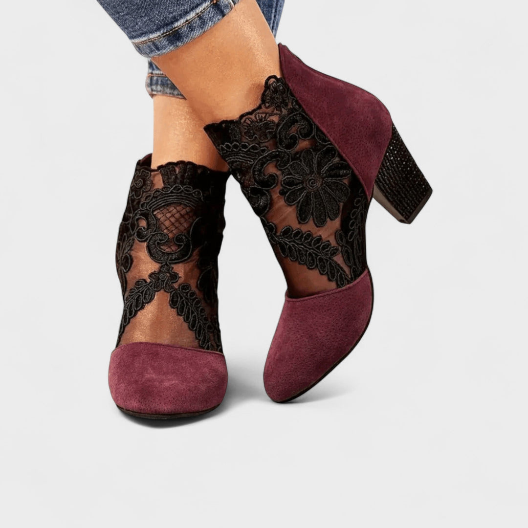 Alaine | Květinové podpatky VELLARO