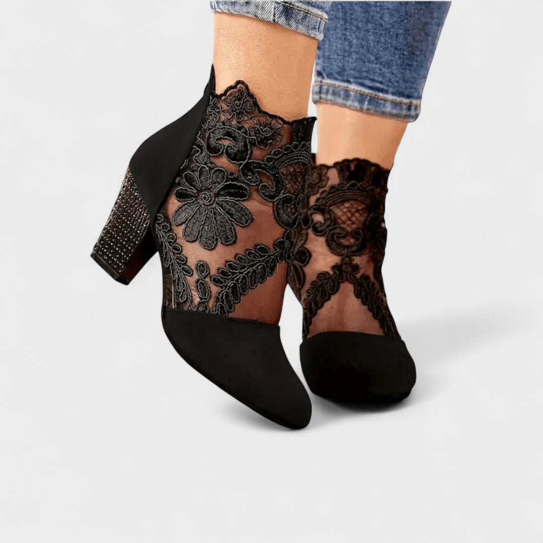 Alaine | Květinové podpatky VELLARO