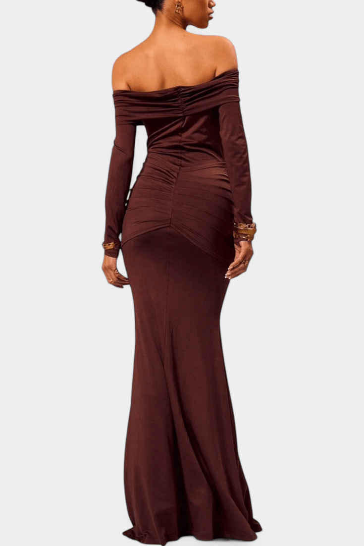 Ditte | Maxi Off-Shoulder VELLARO