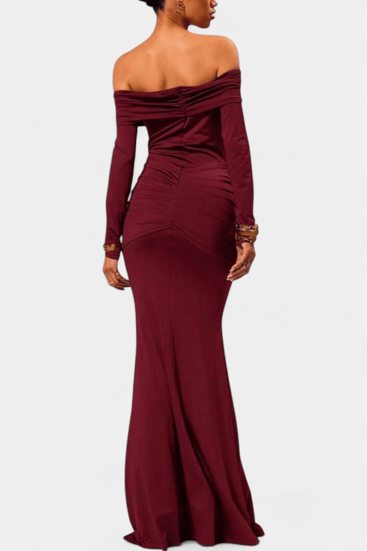 Ditte | Maxi Off-Shoulder VELLARO