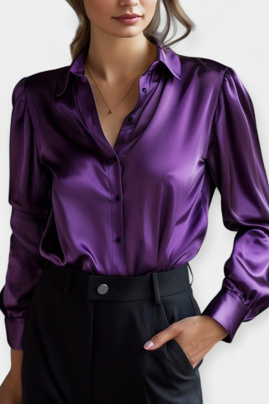 Ellen | Saténová košile VELLARO