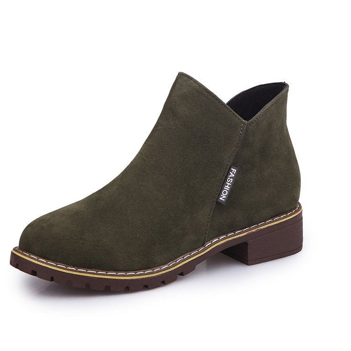 Emilia™ | Klasické zimní boty s nízkým podpatkem VELLARO