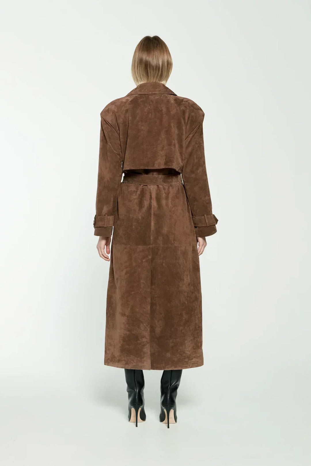 Faela | Suede Trench Coat VELLARO