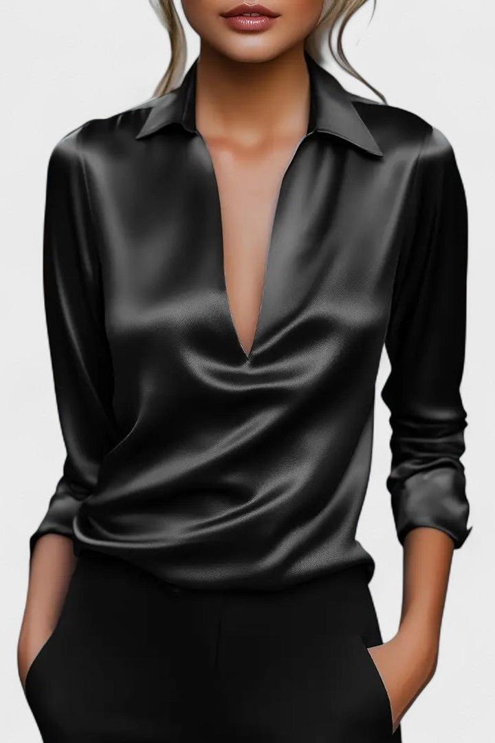 Ida | Saténová košile VELLARO