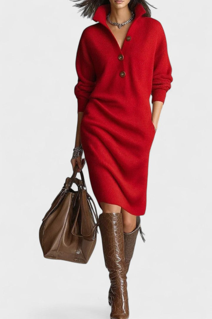 Kornelia™ | Elegantní Pletené Šaty VELLARO