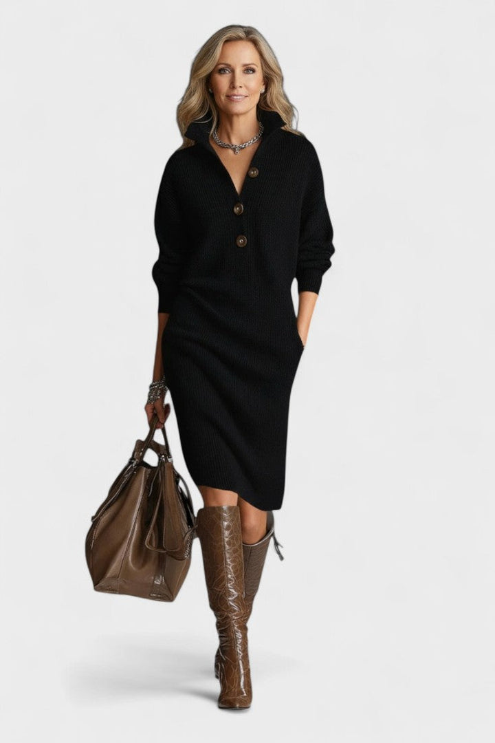 Kornelia™ | Elegantní Pletené Šaty VELLARO