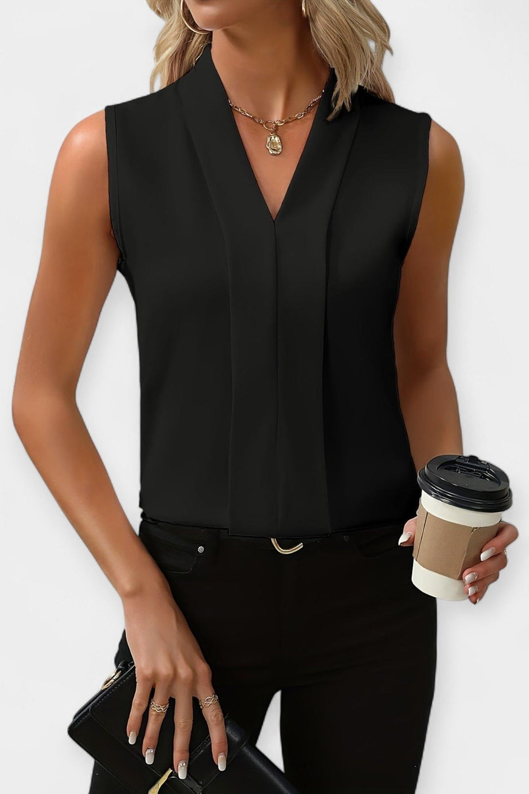 Lærke | Top s V-výstřihem VELLARO