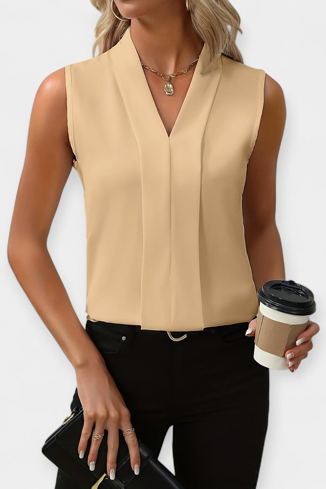 Lærke | Top s V-výstřihem VELLARO