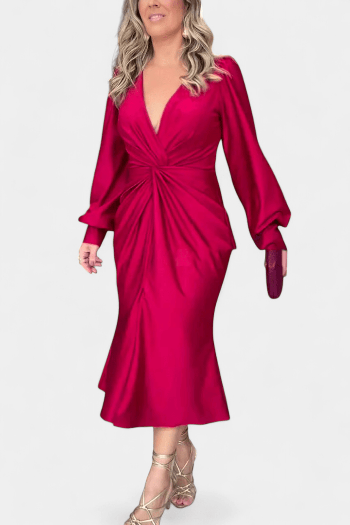 Malina | Blůza s V výstřihem VELLARO