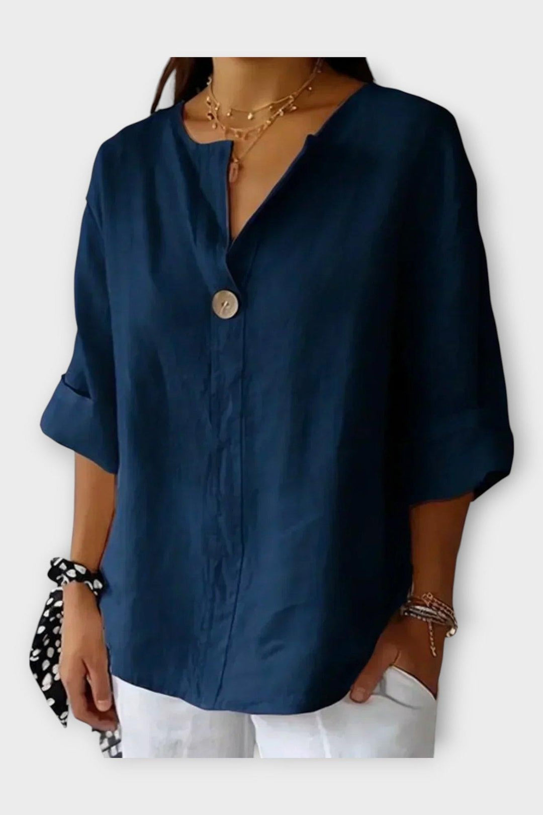 Marie | Košile s V-výstřihem VELLARO