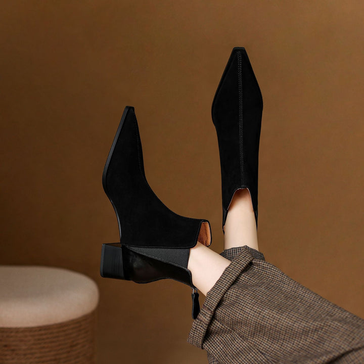 Nela™ | Luxusní kotníkové boty VELLARO