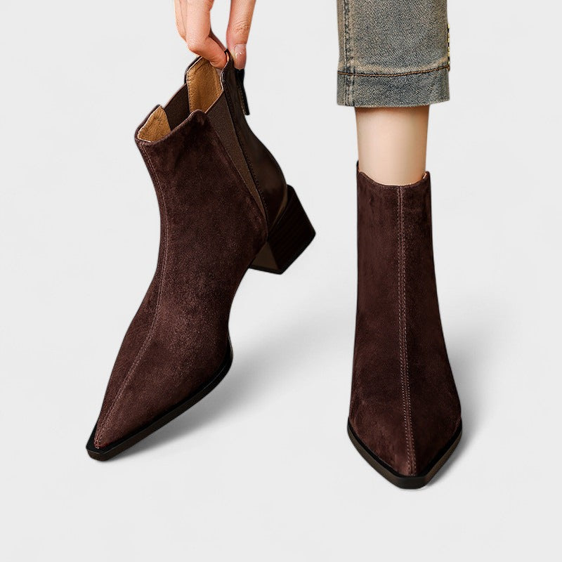 Nela™ | Luxusní kotníkové boty VELLARO