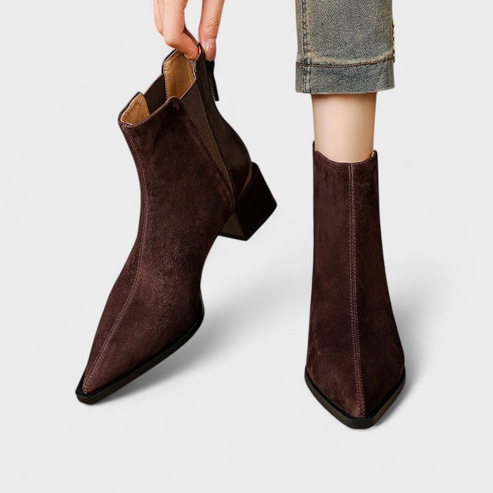 Nela™ | Luxusní kotníkové boty VELLARO