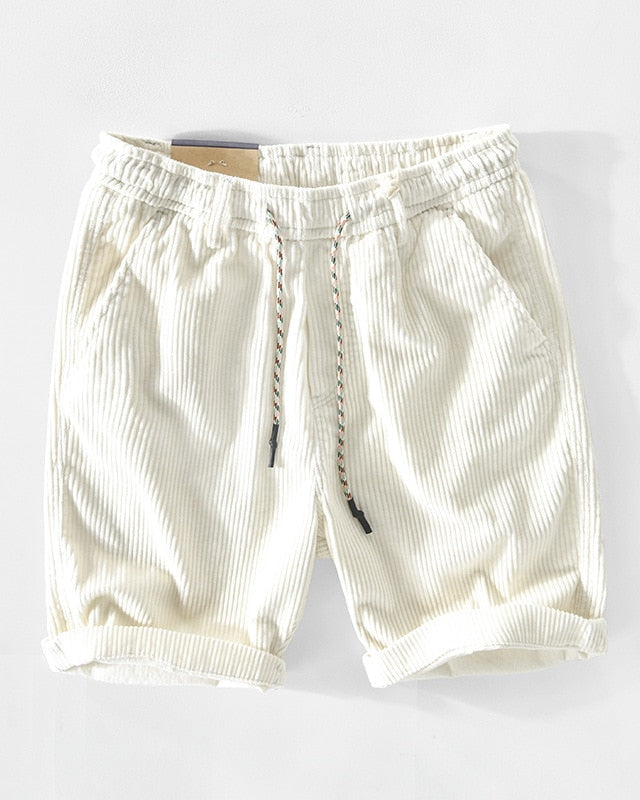 DAVID | Krátké kalhoty z manšestru VELLARO