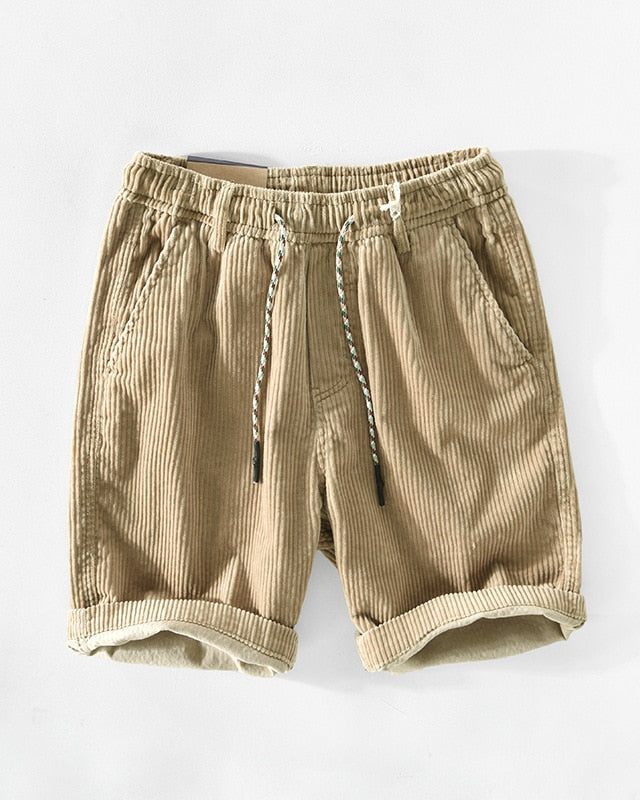 DAVID | Krátké kalhoty z manšestru VELLARO