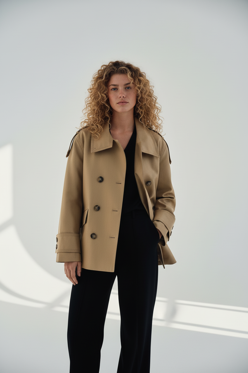 Iris Krátký Trenčkot VELLARO