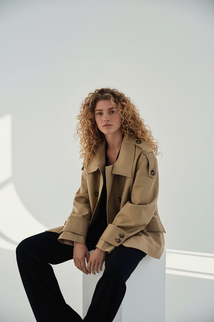 Iris Krátký Trenčkot VELLARO